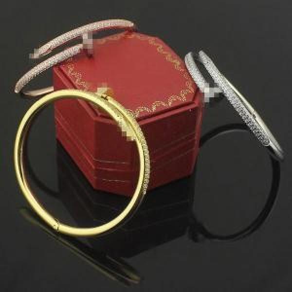 オシャレ感をアップするCARTIER カルティエコピー ダイヤモンドバングル 3色可選.225.