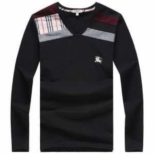 2026秋冬 個性派 BURBERRY バーバリー Vネック 長袖 Tシャツ