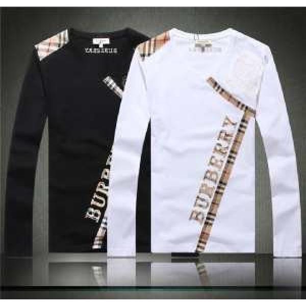 2026秋冬 値下げ！BURBERRY バーバリー  Vネック  長袖 Tシャツ