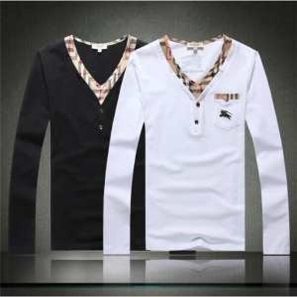 2026秋冬 大人気☆NEW!!BURBERRY バーバリー Vネック 長袖 Tシャツ