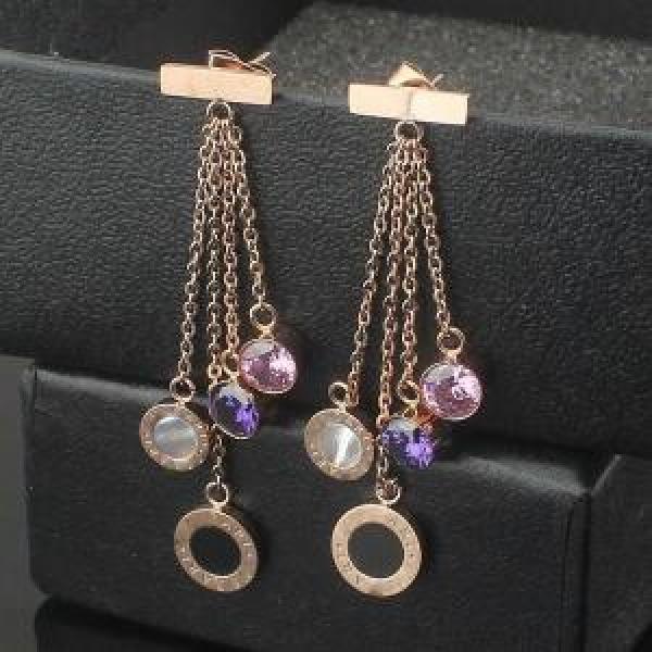 秋冬 2026 ～希少 BVLGARI ブルガリ ダイヤモンド ピアス 3色可選.229.
