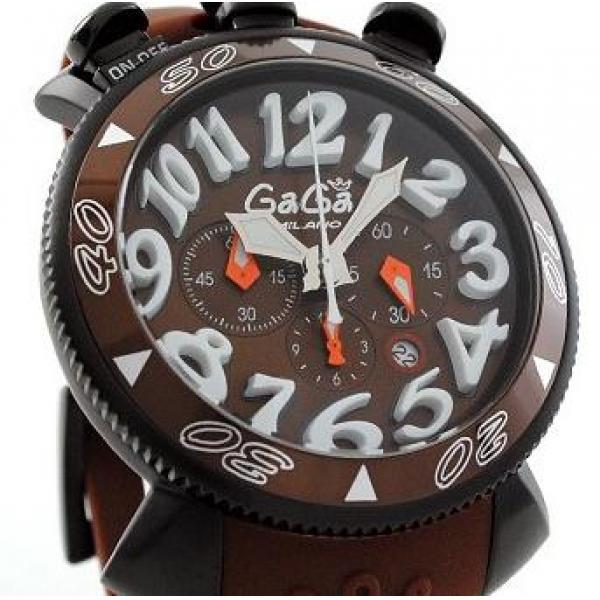 アクティブな印象ガガミラノコピー  クロノ MANUALE CHRONO ACCIAIO 48MM 6054.5 腕時計 メンズ.162.