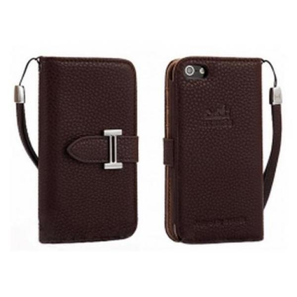 エルメス スーパーコピー iPhone5/5S ケース ダークブラウン.71.