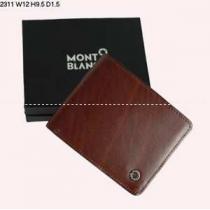 最高ランクMONTBLANC モンブラン二つ折り小銭入れ 長財布.171.