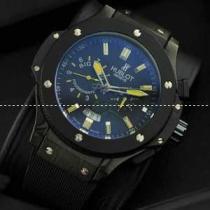 Hublotウブロ メンズ腕時計 自動巻き 5針クロノグラフ 日付表示 ラバー サファイヤクリスタル風防 ブラック.178.