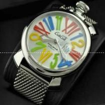 ガガミラノ腕時計 GaGaMILANO 日本製クオーツ 男性用腕時計 マルチカラーインデックス ステンレス ベルト クォーツ.162.