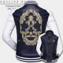特選新作  2026秋冬 PHILIPP PLEIN フィリッププレイン 革ジャケット 2色可選