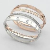 超人気美品 CARTIER カルティエコピー 手元を上品に飾ってくれるダイヤモンドバングル 3色可選.225.