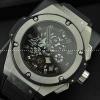 Hublotウブロ メンズ腕時計 日本製クオーツ 5針クロノグラフ 日付表示 ゴールド 44.8MM.178.