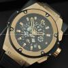 日本製クオーツ Hublotウブロ メンズ腕時計 5針クロノグラフ 日付表示 ゴールド 44.8MM.178.
