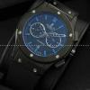 自動巻き 5針 Hublotウブロ メンズ腕時計 日付表示 サファイヤクリスタル風防 BLACK ラバー.178.