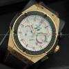 スイスムーブメンノ7750 Hublot ウブロ メンズ腕時計 F1 自動巻き 6針 日付表示  46MM ラバー ゴールド.178.