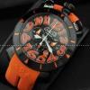 GaGaMILANO ガガミラノ腕時計 6針 クロノグラフ/日付表示 ステンレス/回転ベゼル ブラック ケース.162.