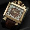 ガガミラノ腕時計 日本製クオーツ GaGaMILANO  サファイヤクリスタル風防  5針 クロノグラフ/日付表示/夜光効果.162.