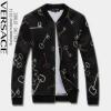 超人気美品◆ 2026秋冬 VERSACE ヴェルサーチ ブルゾン 総柄 程よい厚み