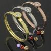 秋冬 2026 BVLGARI ブルガリ ダイヤモンド 英字バングル 3色可選.229.