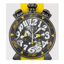 使いに活躍するガガミラノコピー クロノ48mm クォーツ 6054.6 イエローラバーデイリー腕時計.162.