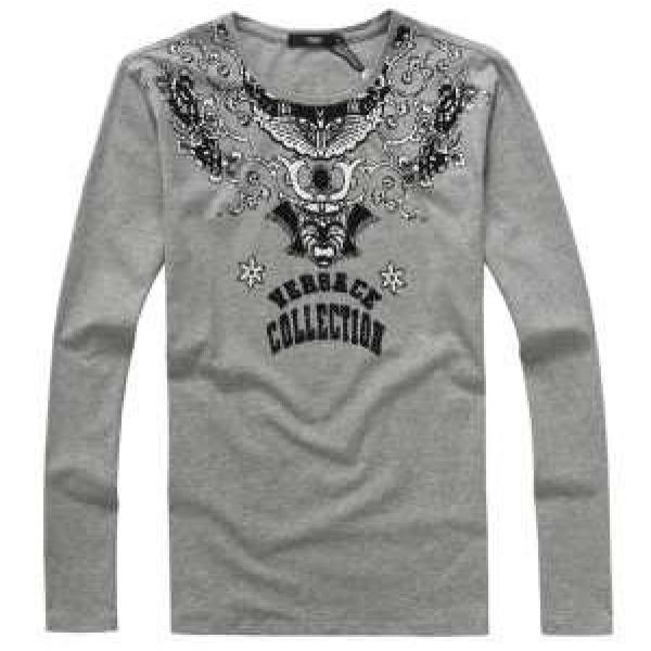 重宝するアイテム 2026 VERSACE ヴェルサーチ 長袖Tシャツ 2色可選
