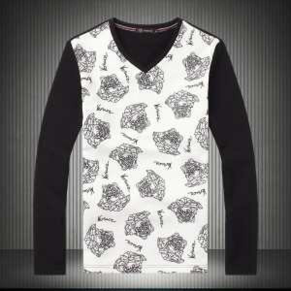 ★新作セール 2026VERSACE ヴェルサーチ 長袖 Tシャツ 裏ボア付