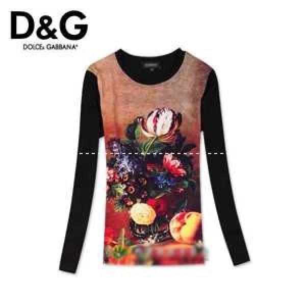 VOG欧米韓流/雑誌 新作  ドルチェ＆ガッバーナ 長袖 Tシャツ