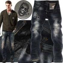 2026秋冬 ～希少  PHILIPP PLEIN フィリッププレイン  ストレートデニムパンツ  スリムフィット