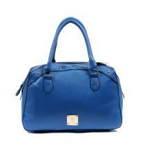 新作!MCMエムシーエム コピー通販ボストンバッグ スモール ブルーblue.54.