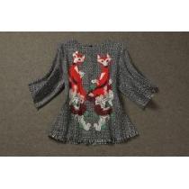 VOGブランド 希少価値大！刺繍 ラシャシャツ上着 8403