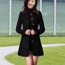 VOG2026 秋冬 ニュアンス感のある ブランド 女優風 ダッフルコート W1776