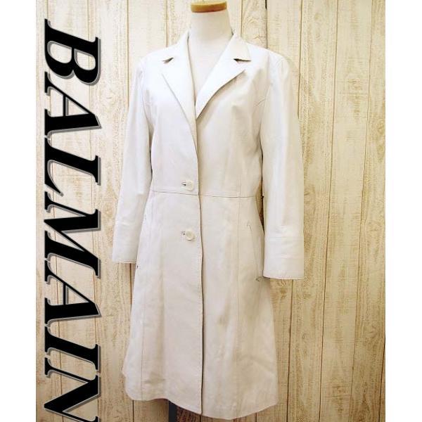 BALMAIN／バルマン コピー通販 レディース ソフトレザーミディアムコート 