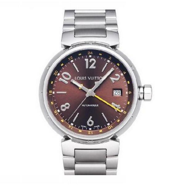 ルイウィトン時計 偽物、タンブール GMT 腕時計 メンズ.195.