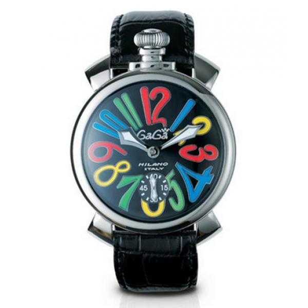 質感が魅力的なGaGa MILANOブランド時計 偽物マニュアーレ マヌアーレ 48mm ブラック.162.