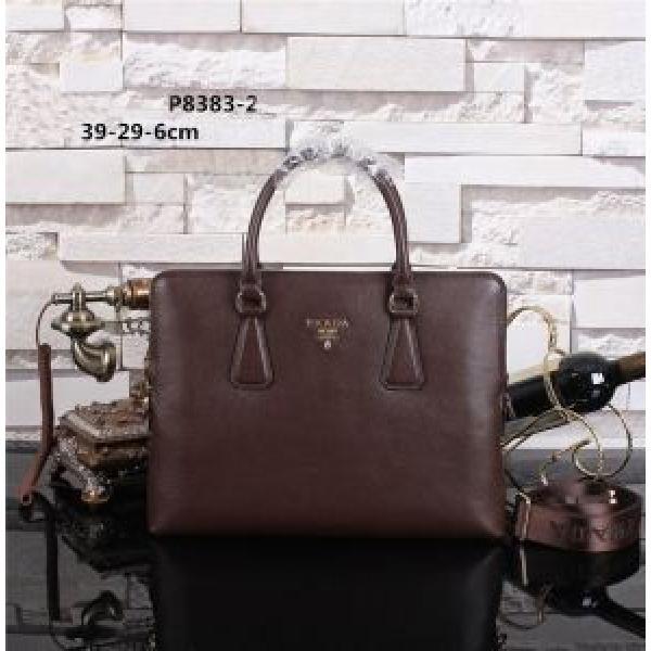 2026 超人気美品◆PRADA プラダ メンズ用 手持ち&amp;ショルダー掛け P8383-2.57.
