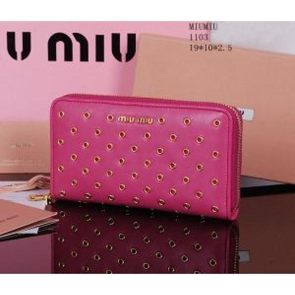 2026春夏 首胸ロゴ MIUMIU ミュウミュウ 財布 1103.111.