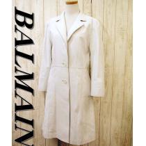 BALMAIN／バルマン コピー通販 レディース ソフトレザーミディアムコート 