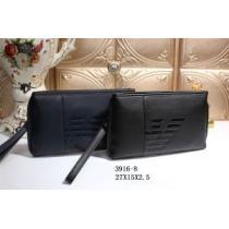 2026 超人気美品◆ ARMANI アルマーニ ファスナー開閉 財布メンズ 2色可選 3916-8.169.