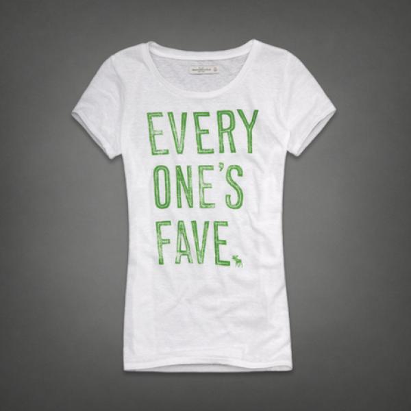 夏を涼しくするアバクロンビー&フィッチ カッコよく着るN級品女性半袖Tシャツ