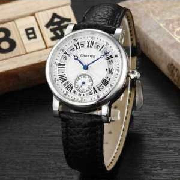 人気激売れ 2026 CARTIER カルティエ レザー  女性用腕時計 5色可選 850320.199.