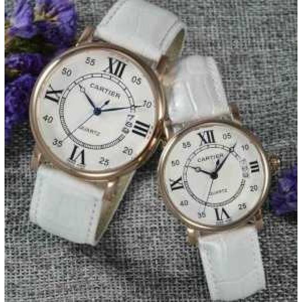 耐久性に優れ 2026 CARTIER カルティエ クオーツ?ムーブメント 9色可選 恋人腕時計 21035.199.