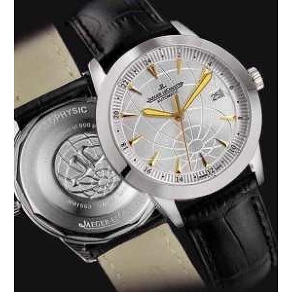 首胸ロゴ 2026 JAEGER-LECOULTRE ジャガールクルト サファイヤクリスタル風防 透かし彫りムーブメント 男女兼用腕時計 9色可選.193.
