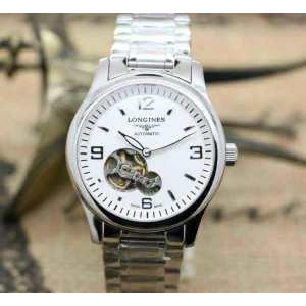 SALE開催 2026  LONGINES ロンジン 機械式（自動巻き）ムーブメント 夜光効果 サファイヤクリスタル風防 男性用腕時計 5色可選.409.