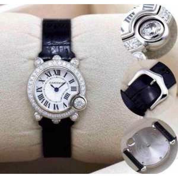 プレゼント カルティエ　CARTIER ダイヤベゼル 3針クロノグラフ クオーツ?ムーブメント 女性用腕時計 5色可選.199.