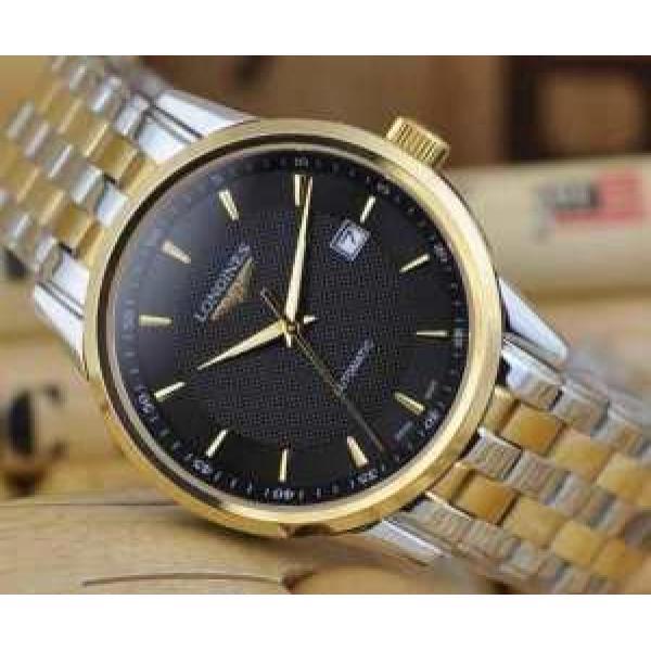 抜群の雰囲気が作れる! 2026 LONGINES ロンジン サファイヤクリスタル風防 機械式（自動巻き）ムーブメント 男性用腕時計 3色可選.409.