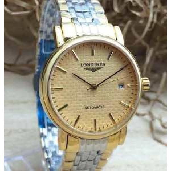 最旬アイテム 2026 LONGINES ロンジン サファイヤクリスタル風防 機械式（自動巻き）ムーブメント 男性用腕時計 2色可選.409.