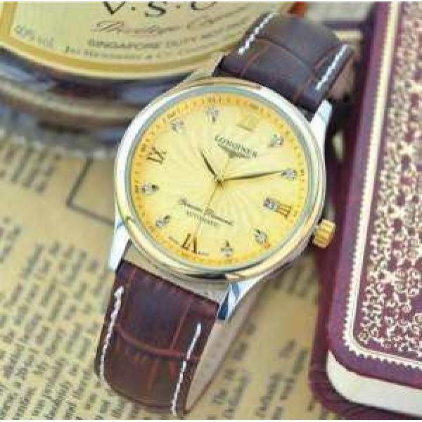 プレゼントに 2026 LONGINES ロンジン 機械式（自動巻き） 男性用腕時計 7色可選.409.