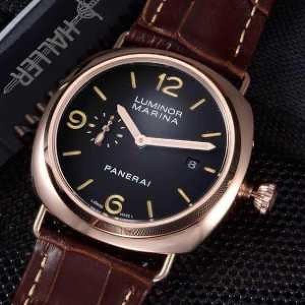個性派 2026 PANERAI パネライ 機械式（自動巻き）ムーブメント 男性用腕時計 6色可選.211.