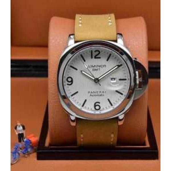 高級感演出 2026 PANERAI パネライ ミネラルガラス スイスムーブメント 男性用腕時計 4色可選.211.
