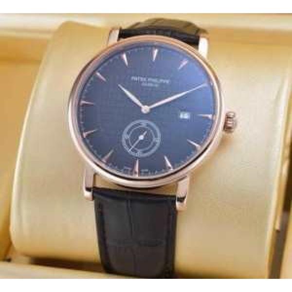 高級感を引き立てる 2026 Patek Philippe パテックフィリップ  透かし彫りムーブメント 3針クロノグラフ 機械式（自動巻き）男性用腕時計 7色可選.206.