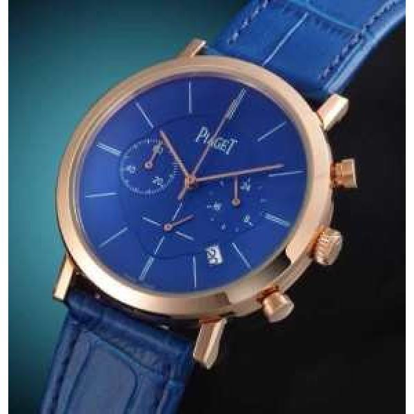 売れ筋！ 2026 PIAGET ピアジェ 6針クロノグラフ 日付表示 男性用腕時計 7色可選.185.