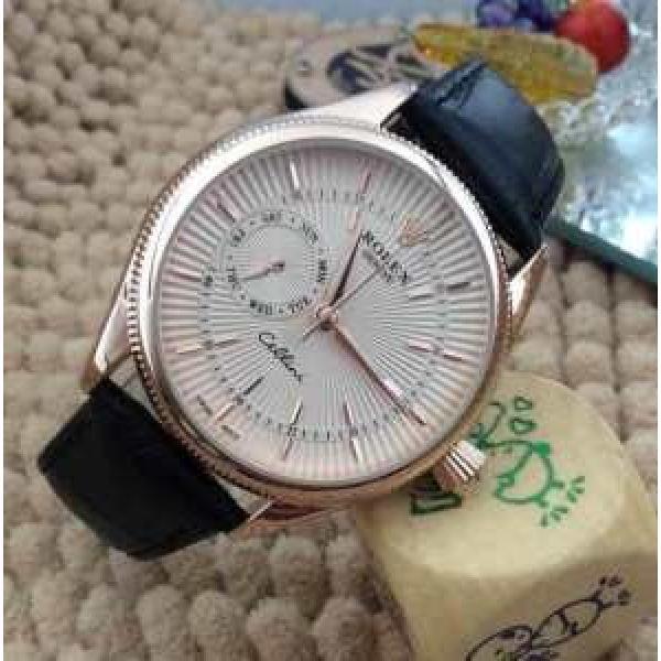 贈り物にも◎ 2025 ROLEX ロレックス ミネラルガラス クオーツ?ムーブメント 男性用腕時計 5色可選 39mm.196.