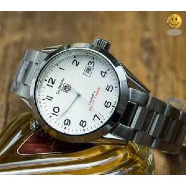 首胸ロゴ   2026 TAG HEUER タグホイヤー  ステンレス 3針クロノグラフ 日付表示 男性用腕時計 3色可選.208.